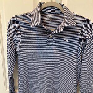 Vineyard Vines Long Sleeve Edgartown Polo Youth Small